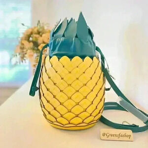 kate spade purse pineapple colada crossbody new